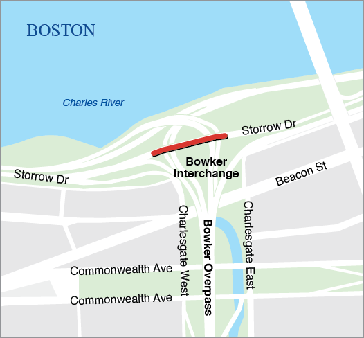 Boston: Bridge Replacement, B-16-365, Storrow Drive over Bowker Ramps